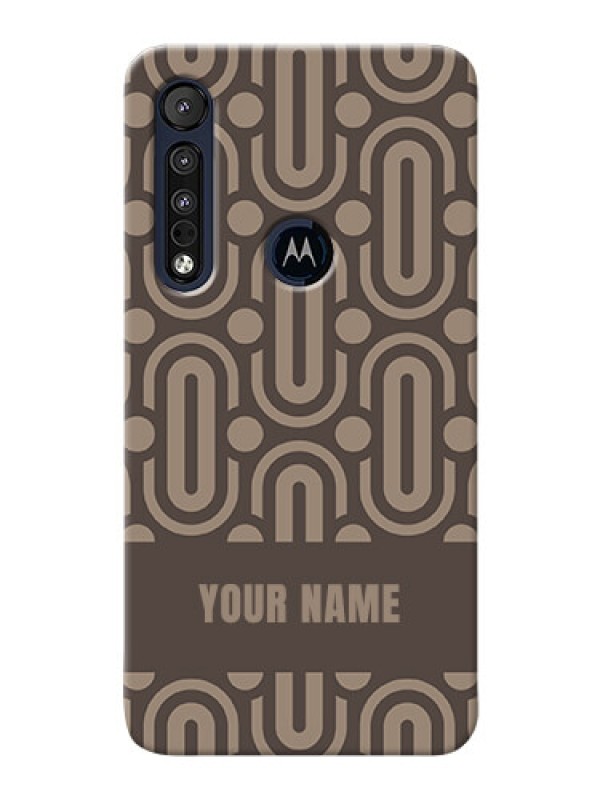Custom Motorola One Macro Custom Phone Covers: Captivating Zero Pattern Design