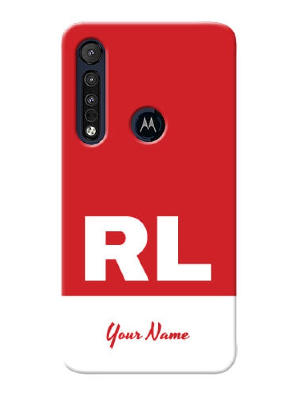 Custom Motorola One Macro Custom Phone Cases: dual tone custom text Design