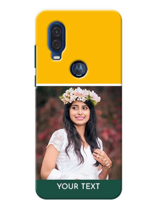 Custom Motorola One Vision Custom Phone Covers: Love You Design
