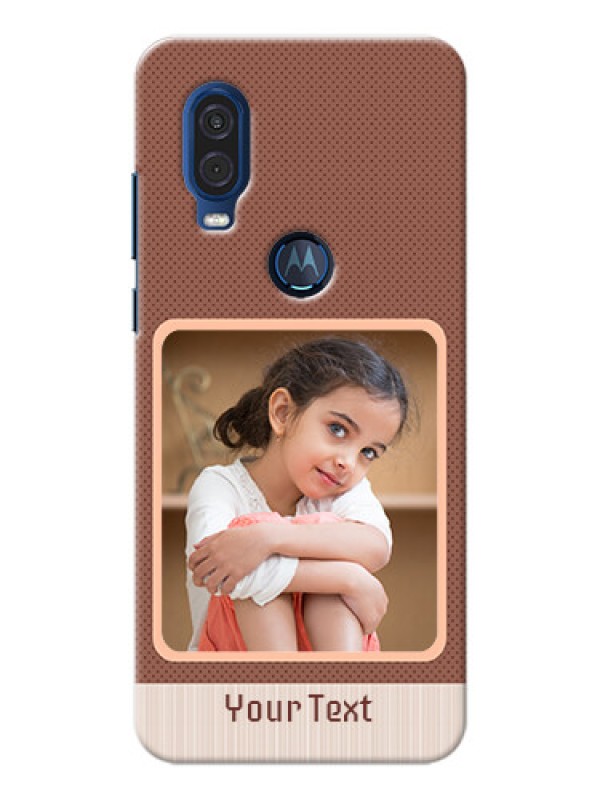 Custom Motorola One Vision Phone Covers: Simple Pic Upload Design