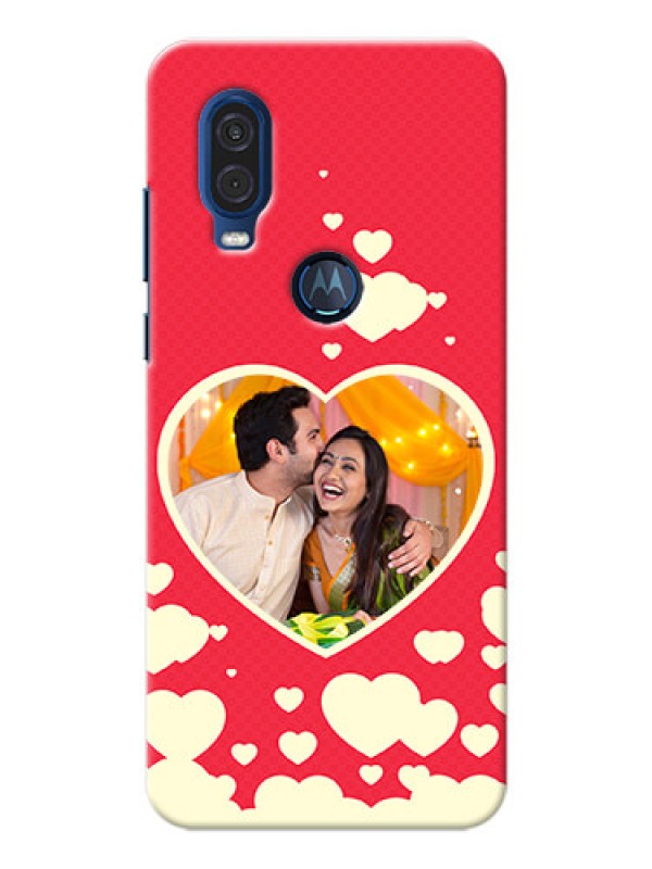 Custom Motorola One Vision Phone Cases: Love Symbols Phone Cover Design