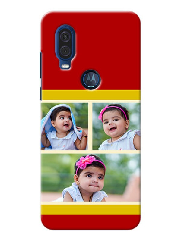Custom Motorola One Vision mobile phone cases: Multiple Pic Upload Design