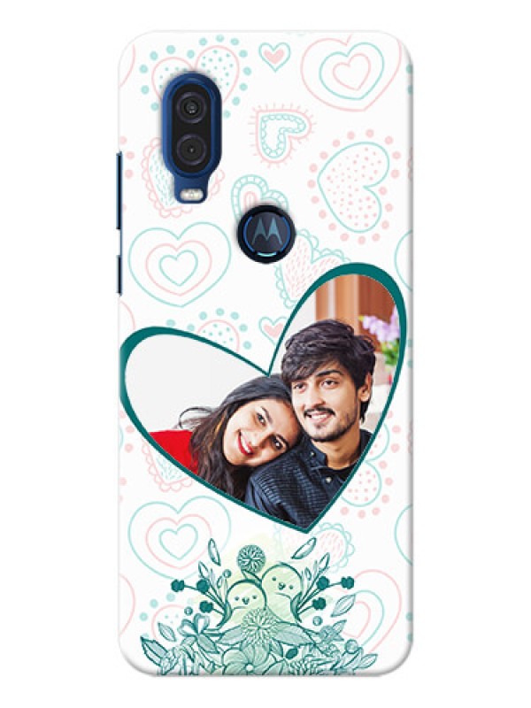 Custom Motorola One Vision Personalized Mobile Cases: Premium Couple Design