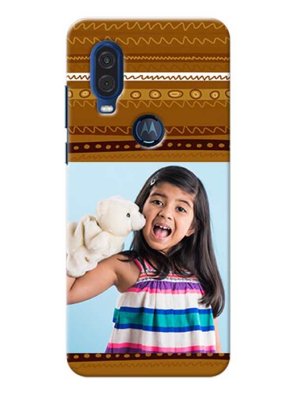 Custom Motorola One Vision Mobile Covers: Friends Picture Upload Design 