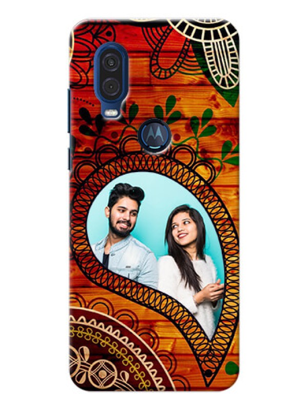 Custom Motorola One Vision custom mobile cases: Abstract Colorful Design