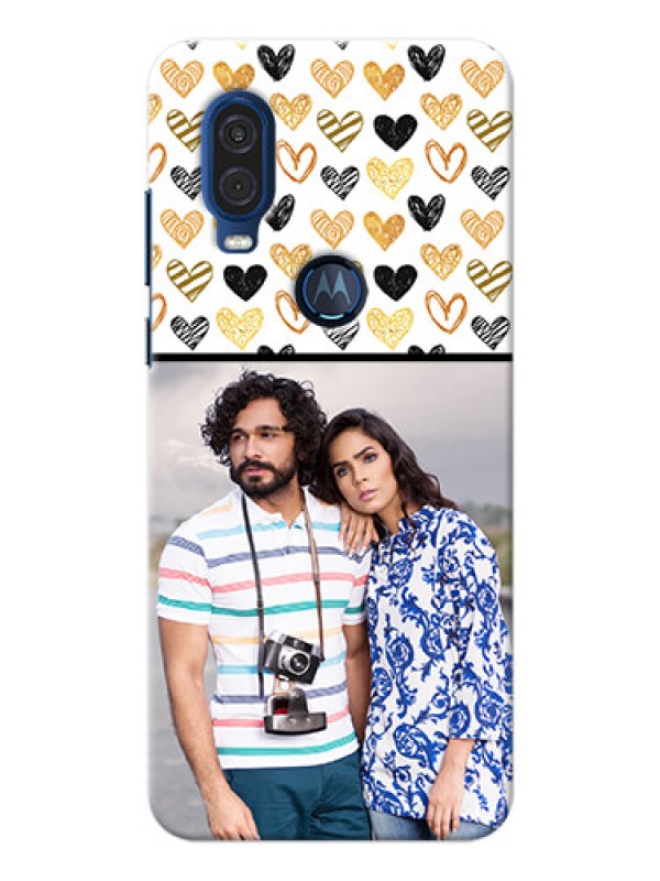 Custom Motorola One Vision Personalized Mobile Cases: Love Symbol Design