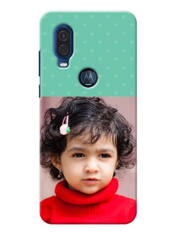 Custom Motorola One Vision mobile cases online: Lovers Picture Design