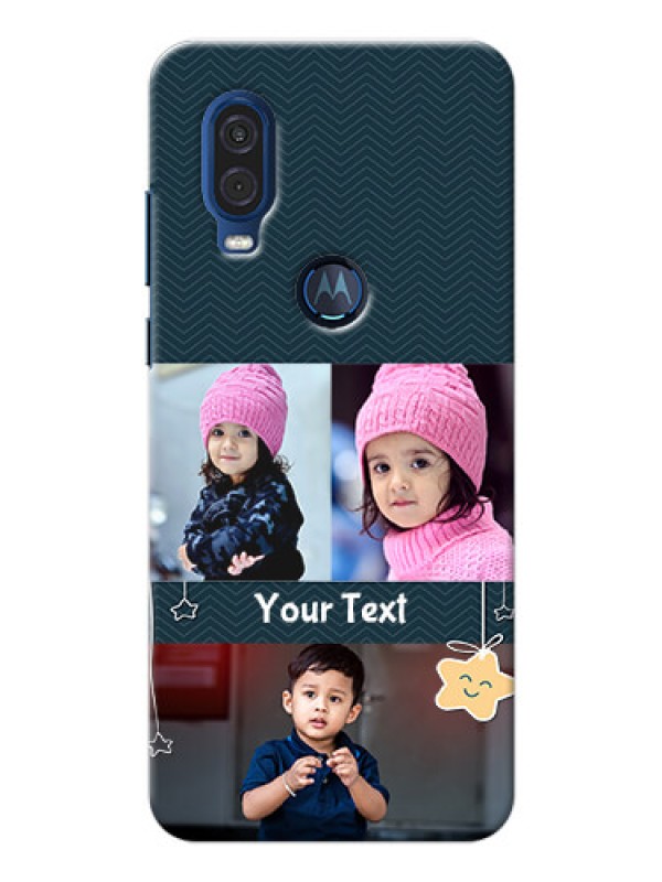 Custom Motorola One Vision Mobile Back Covers Online: Hanging Stars Design
