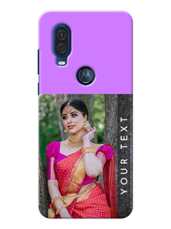 Custom Motorola One Vision Personalized Phone Cases: Birthday Icons Design