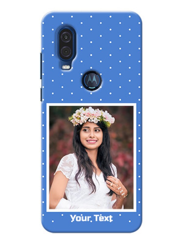 Custom Motorola One Vision Personalised Phone Cases: polka dots design
