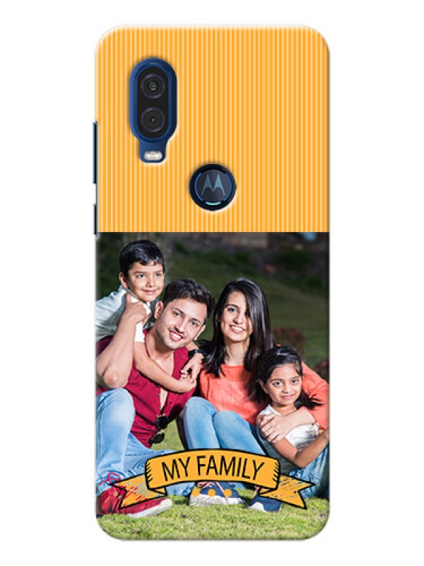 Custom Motorola One Vision Personalized Mobile Cases: My Family Design