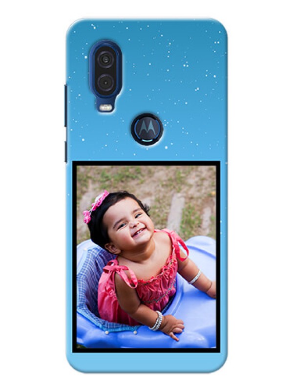 Custom Motorola One Vision Phone Covers: Wave Pattern Colorful Design