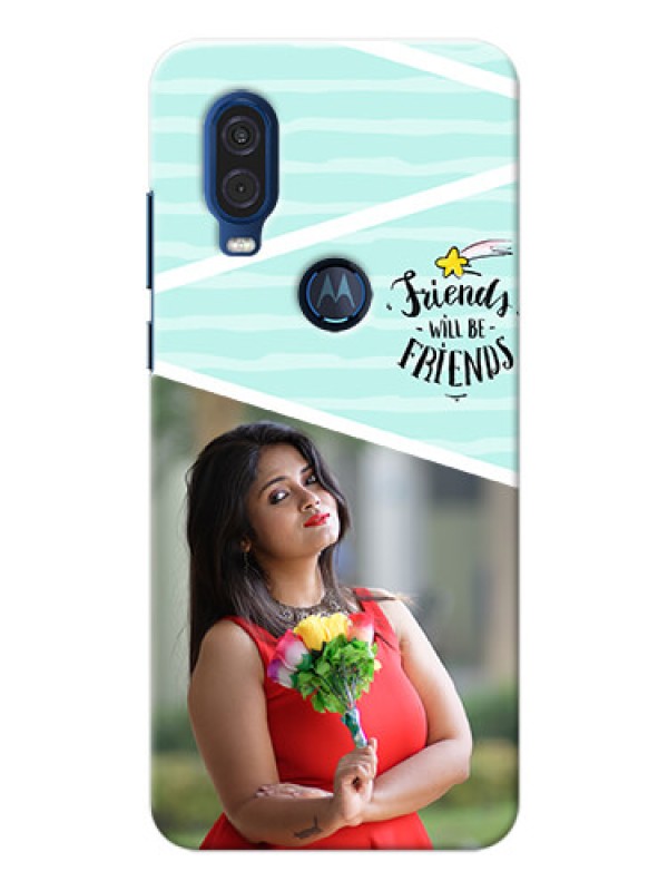Custom Motorola One Vision Mobile Back Covers: Friends Picture Icon Design