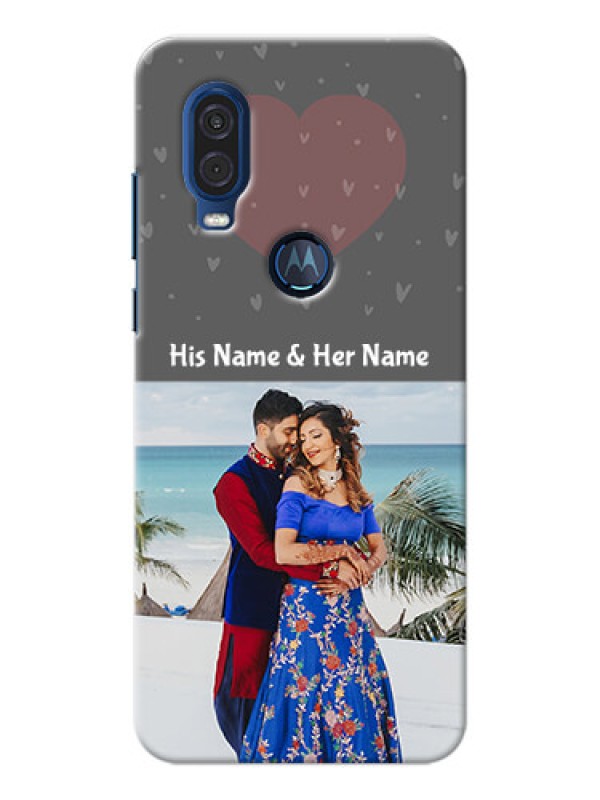 Custom Motorola One Vision Mobile Covers: Buy Love Design with Photo Online