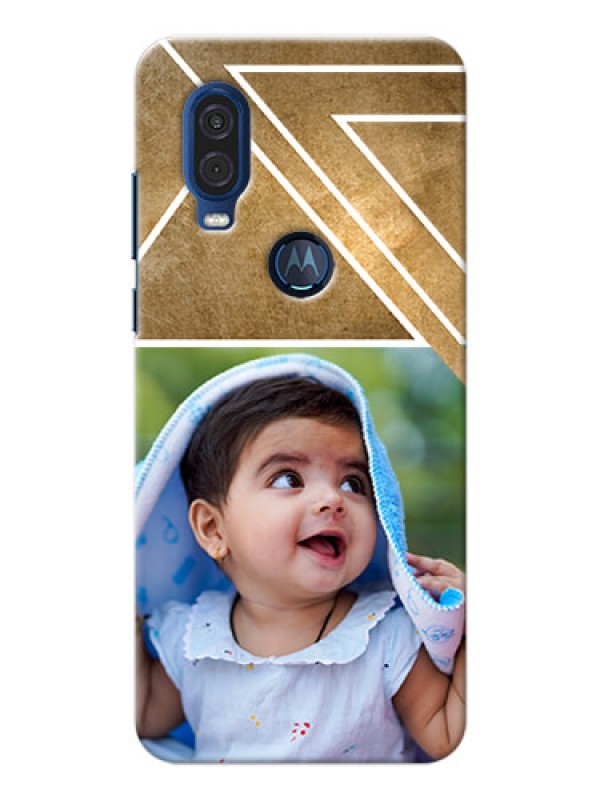 Custom Motorola One Vision mobile phone cases: Gradient Abstract Texture Design