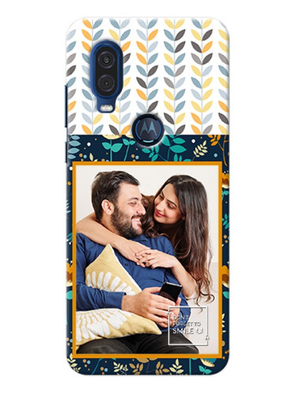 Custom Motorola One Vision personalised phone covers: Pattern Design