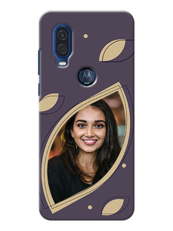 Custom Motorola One Vision Custom Phone Cases: Falling Leaf Design