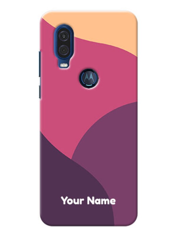 Custom Motorola One Vision Custom Phone Covers: Mixed Multi-colour abstract art Design