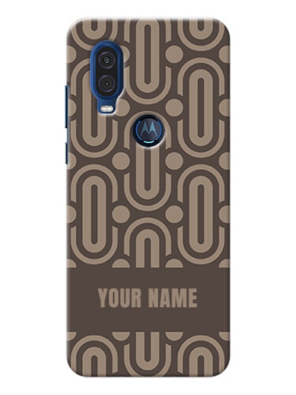 Custom Motorola One Vision Custom Phone Covers: Captivating Zero Pattern Design