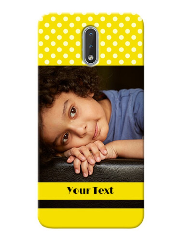Custom Nokia 2.3 Custom Mobile Covers: Bright Yellow Case Design