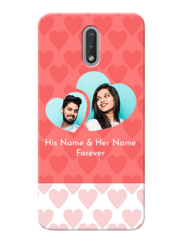 Custom Nokia 2.3 personalized phone covers: Couple Pic Upload Design