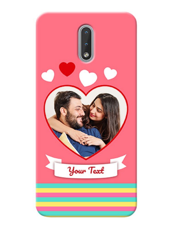 Custom Nokia 2.3 Personalised mobile covers: Love Doodle Design