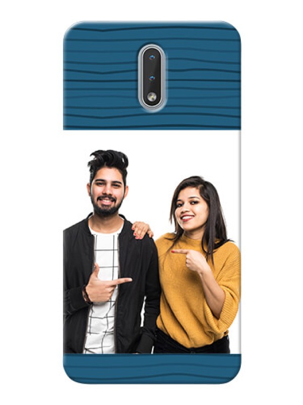 Custom Nokia 2.3 Custom Phone Cases: Blue Pattern Cover Design