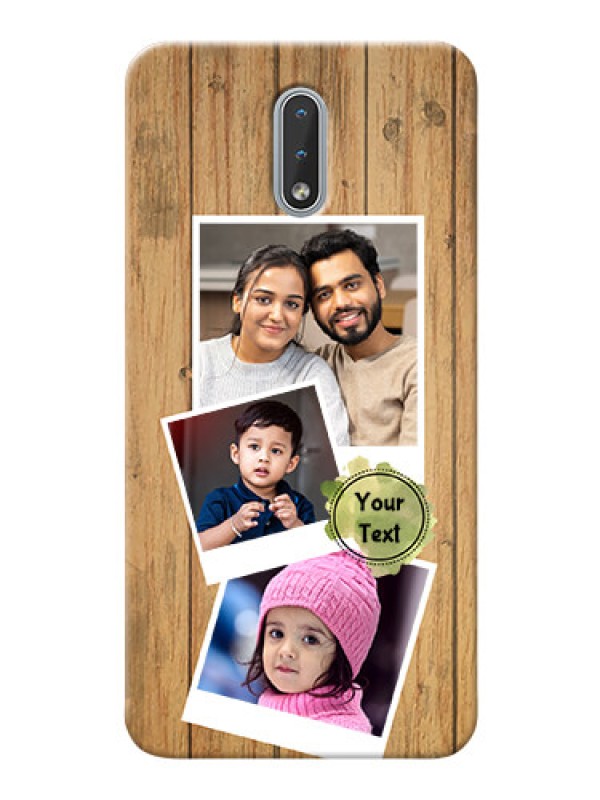 Custom Nokia 2.3 Custom Mobile Phone Covers: Wooden Texture Design