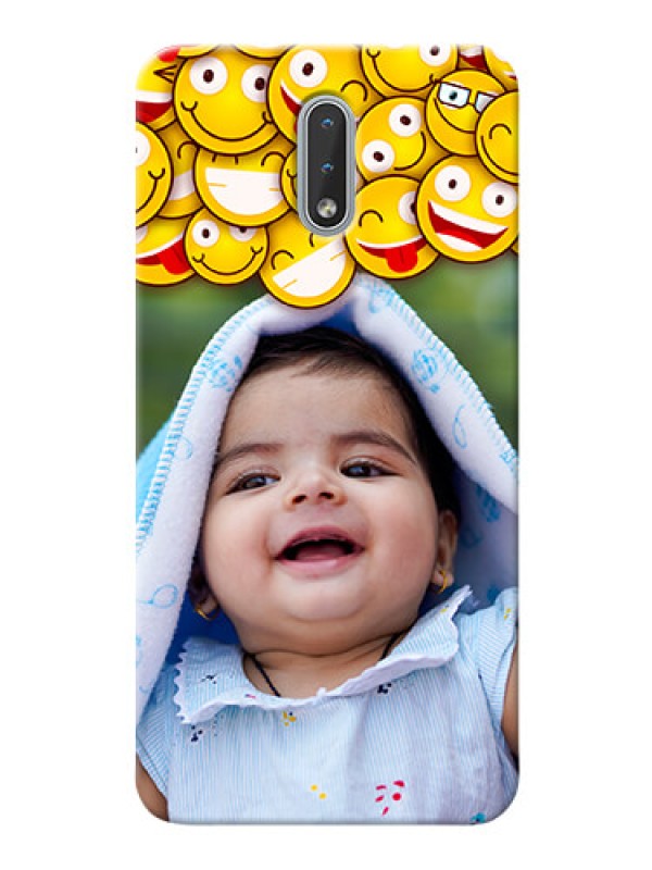 Custom Nokia 2.3 Custom Phone Cases with Smiley Emoji Design