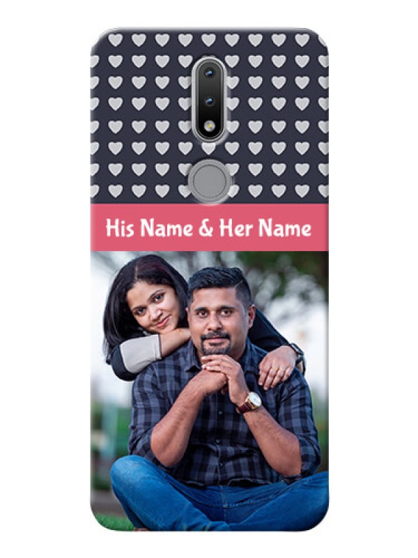 Custom Nokia 2.4 Custom Mobile Case with Love Symbols Design