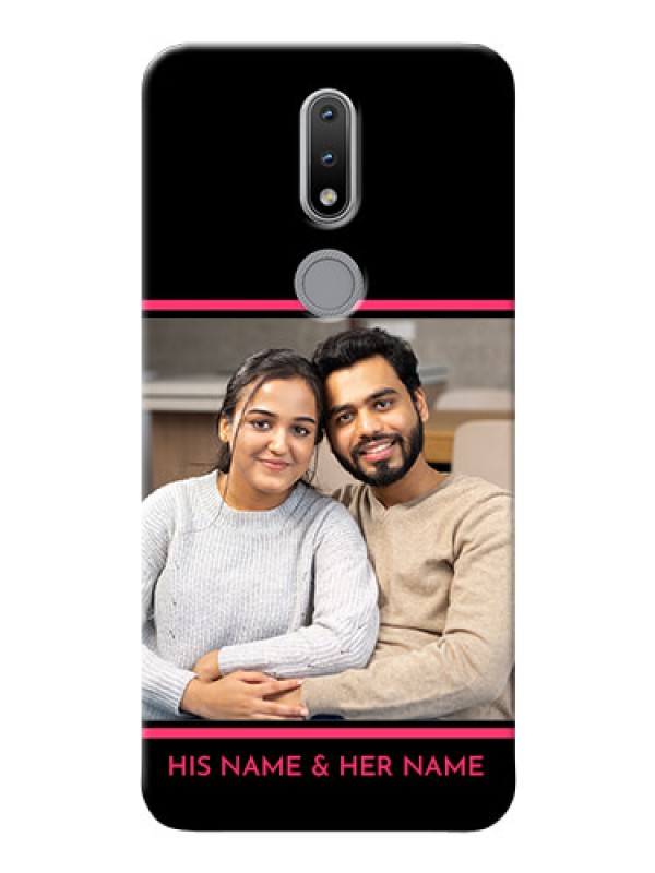 Custom Nokia 2.4 Mobile Covers With Add Text Design