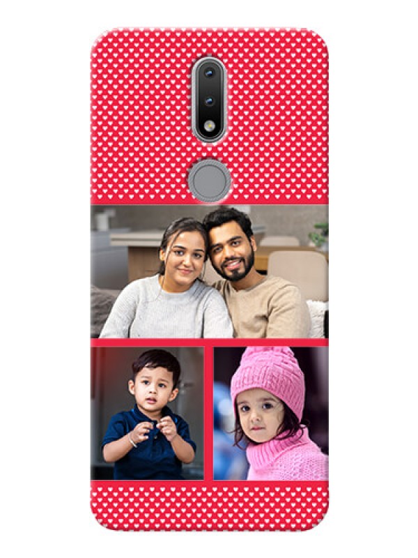 Custom Nokia 2.4 mobile back covers online: Bulk Pic Upload Design