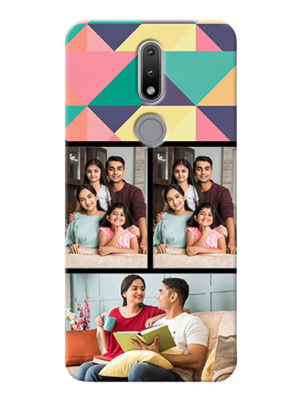 Custom Nokia 2.4 personalised phone covers: Bulk Pic Upload Design