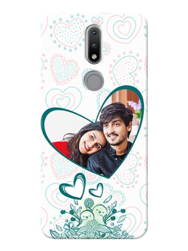 Custom Nokia 2.4 Personalized Mobile Cases: Premium Couple Design
