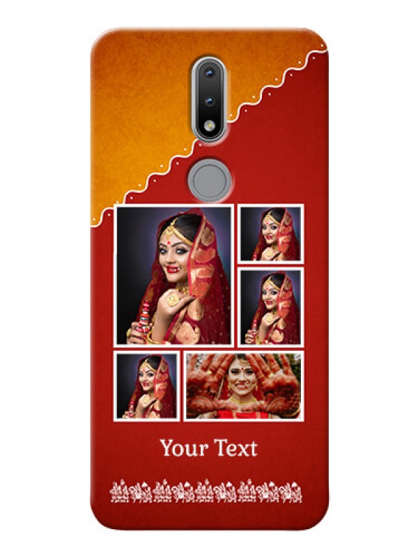 Custom Nokia 2.4 customized phone cases: Wedding Pic Upload Design