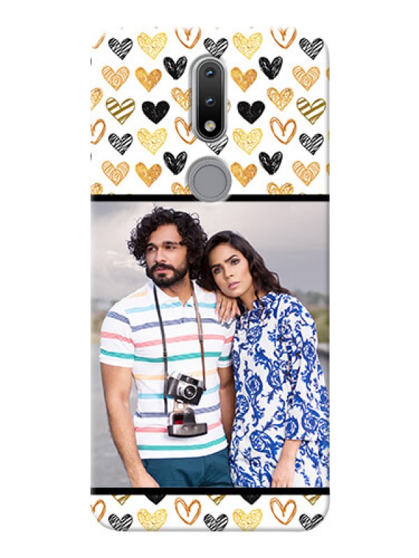 Custom Nokia 2.4 Personalized Mobile Cases: Love Symbol Design