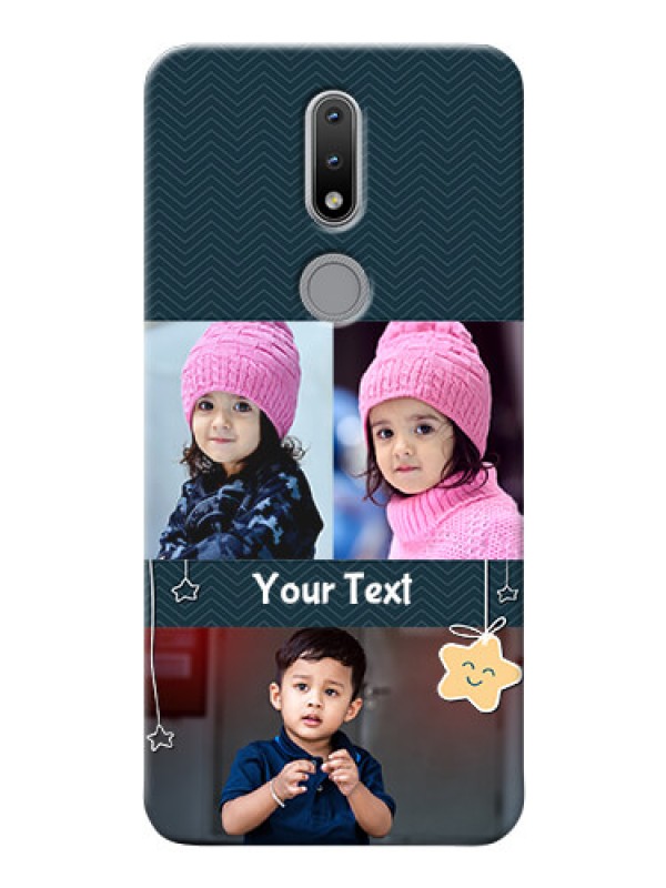 Custom Nokia 2.4 Mobile Back Covers Online: Hanging Stars Design