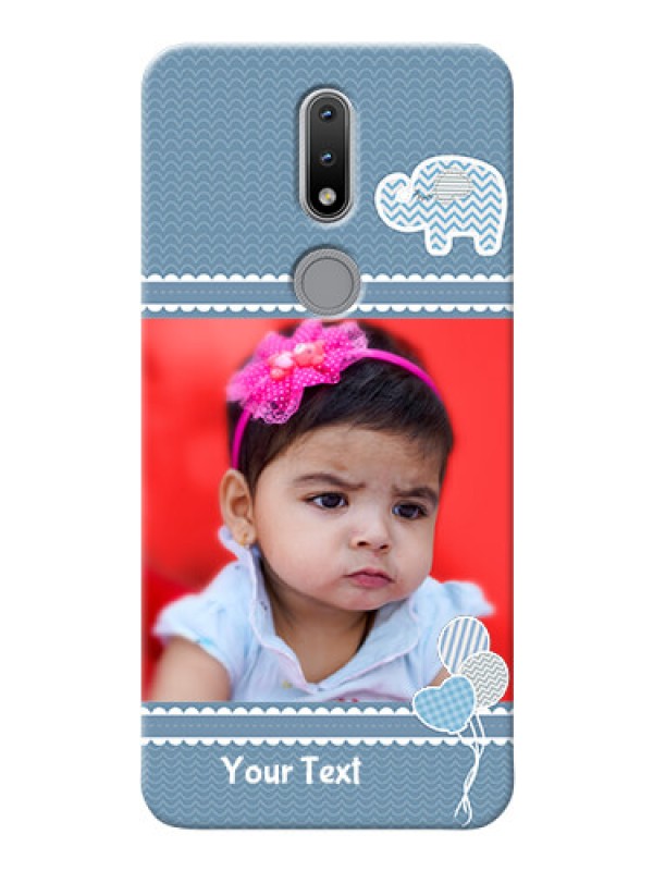 Custom Nokia 2.4 Custom Phone Covers with Kids Pattern Design
