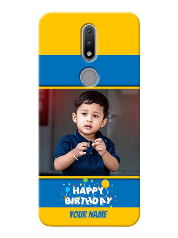 Custom Nokia 2.4 Mobile Back Covers Online: Birthday Wishes Design