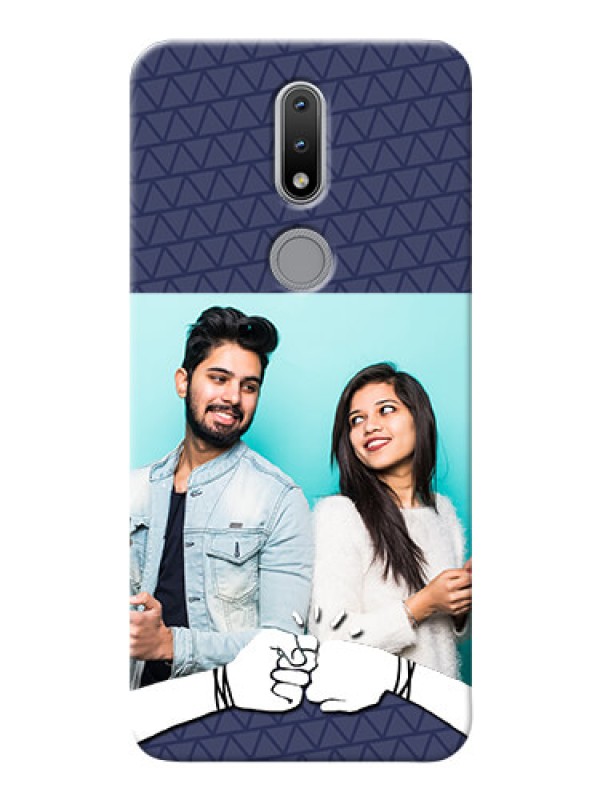 Custom Nokia 2.4 Mobile Covers Online with Best Friends Design  
