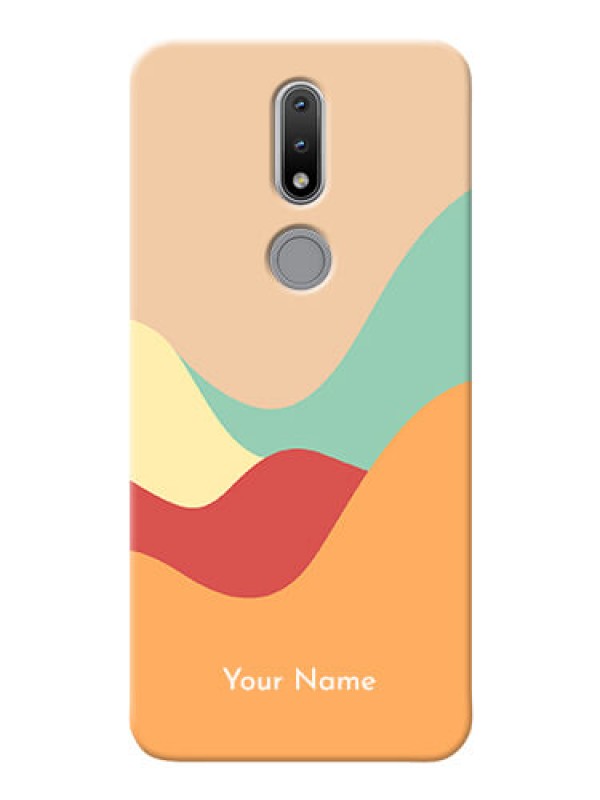 Custom Nokia 2.4 Custom Mobile Case with Ocean Waves Multi-colour Design