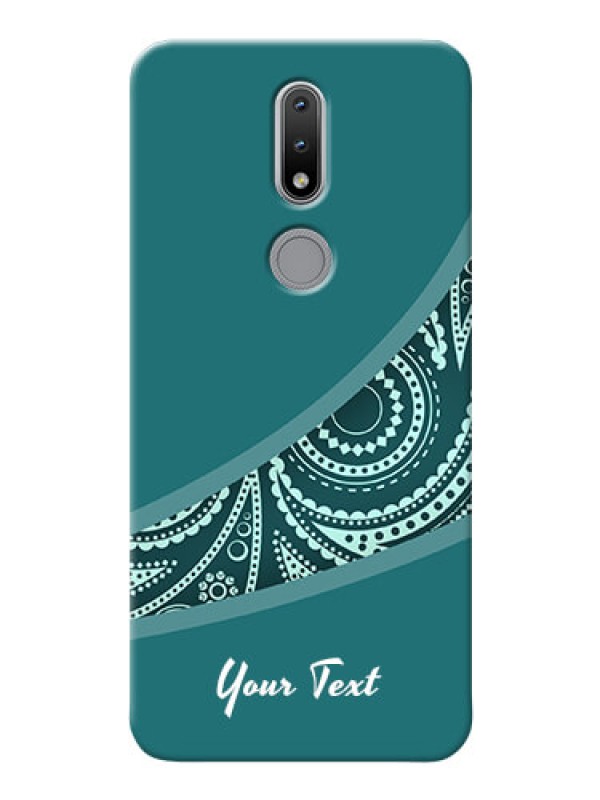 Custom Nokia 2.4 Custom Phone Covers: semi visible floral Design