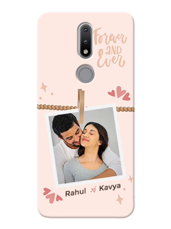Custom Nokia 2.4 Phone Back Covers: Forever and ever love Design
