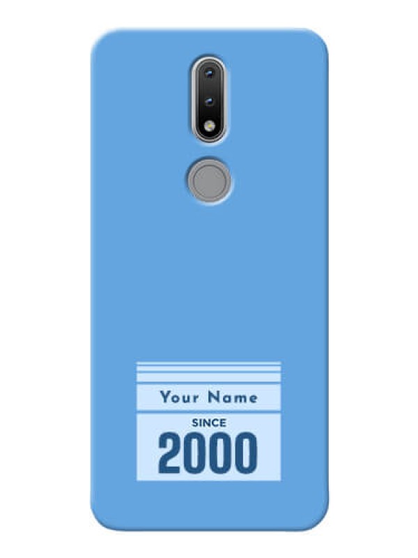 Custom Nokia 2.4 Mobile Back Covers: Custom Year of birth Design