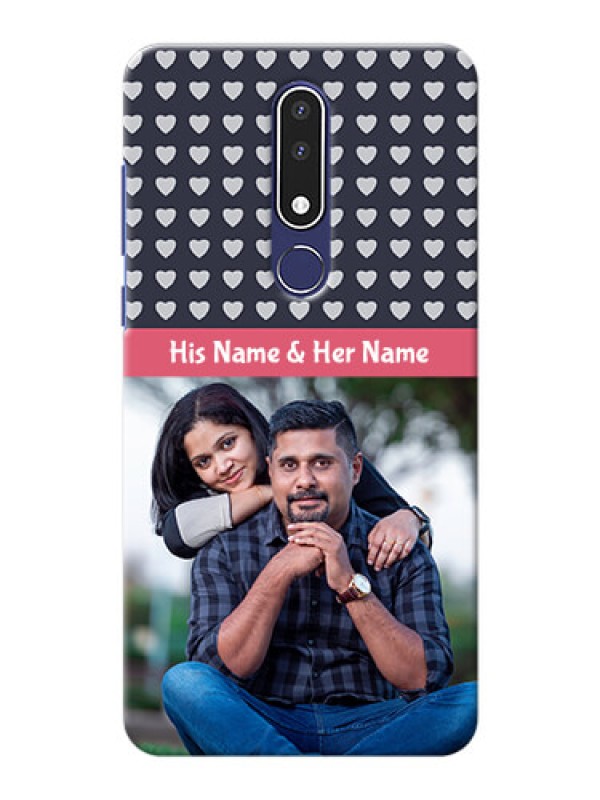 Custom Nokia 3.1 Plus Custom Mobile Case with Love Symbols Design