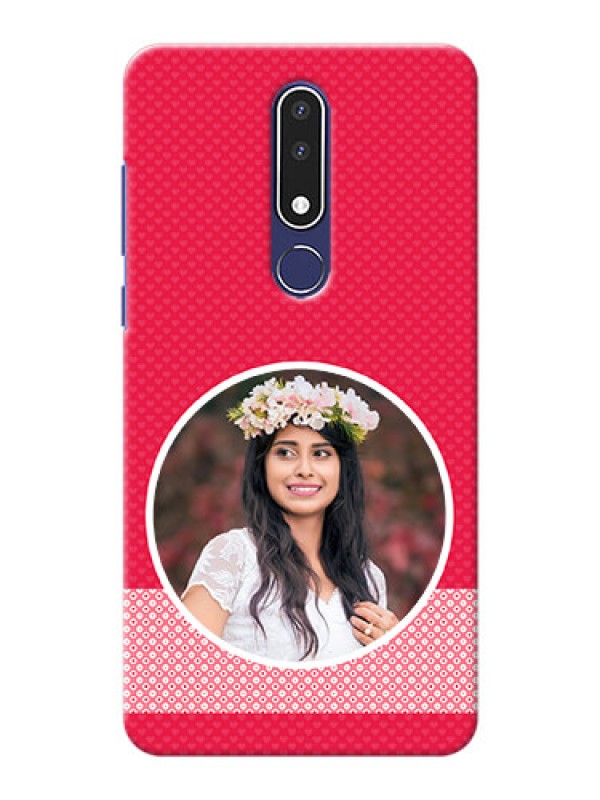 Custom Nokia 3.1 Plus Mobile Covers Online: Pink Pattern Design
