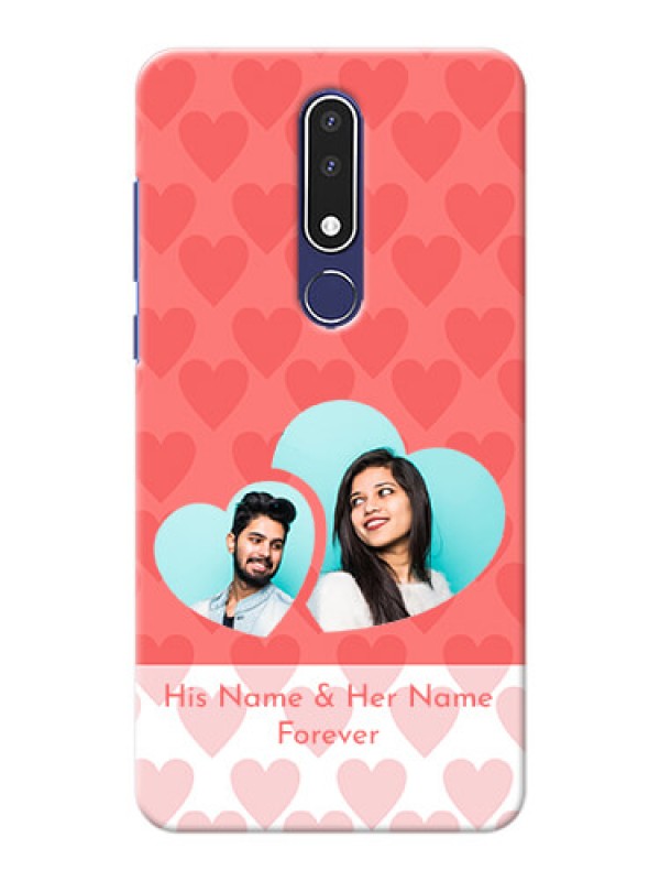 Custom Nokia 3.1 Plus personalized phone covers: Couple Pic Upload Design