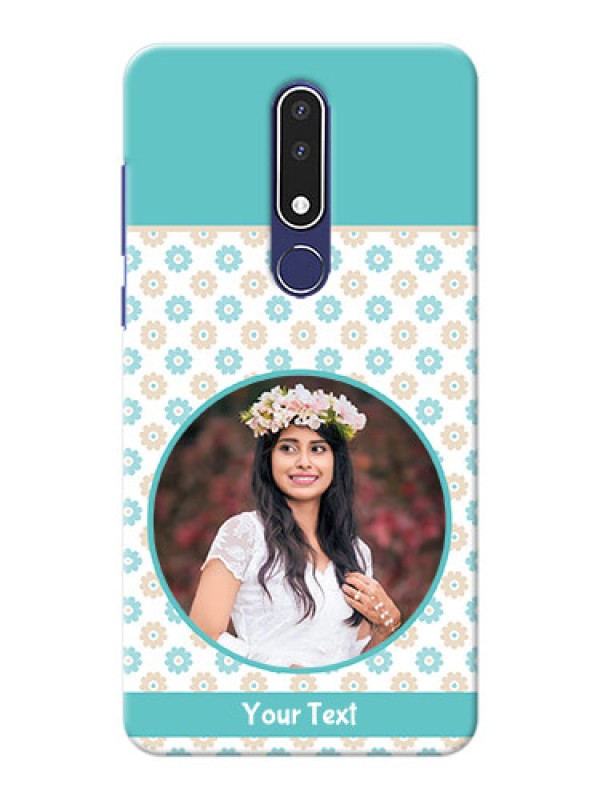 Custom Nokia 3.1 Plus Custom Mobile Back Covers: Beautiful Flowers Design