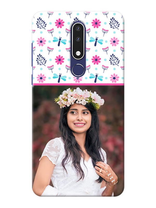 Custom Nokia 3.1 Plus Mobile Covers: Colorful Flower Design