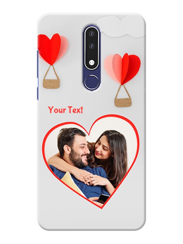 Custom Nokia 3.1 Plus Phone Covers: Parachute Love Design